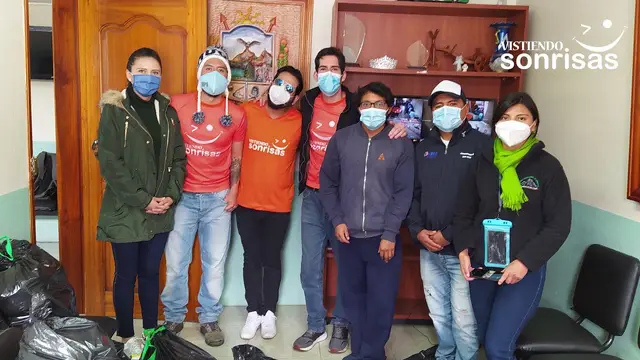 Video de la donación en la Parroquia de Santa Cruz de Zumbahua